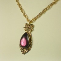 The Borgias Amethyst Bow Necklace