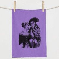 Anne Boleyn and Henry VIII Flour Sack Towel