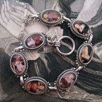 King Henry VIII and his Six Wives Sterling Silver Bracelet
