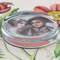 Anne and Henry Paperweight