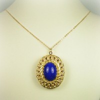 Jane Seymour Lapis Locket