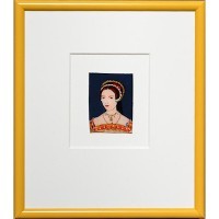 Katherine Parr Framed Shrinky Dink Portrait
