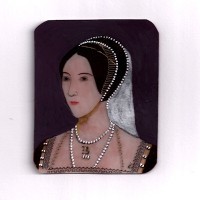 Anne Boleyn Shrinky Dink