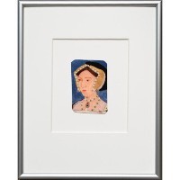 Jane Seymour Framed Shrinky Dink Portrait