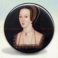 Anne Boleyn Portrait Pocket Mirror
