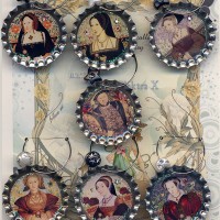 Henry VIII and his Six Wives Drink Charms Set