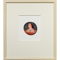 Katherine of Aragon Framed Shrinky Dink Portrait