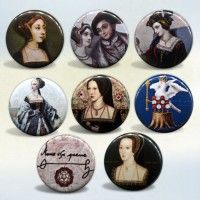 Anne Boleyn Button or Magnet Set