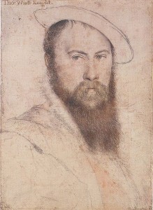 Sir Thomas Wyatt by Hans Holbein