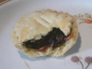 One of my homemade mince pies