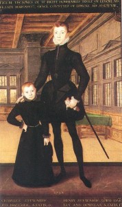 Henry Stuart, Lord Darnley, with his younger brother Lord Charles Stuart