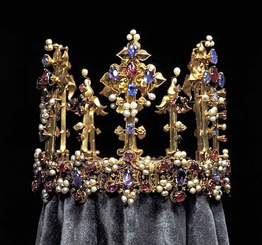 The only remaining Medieval Crown (1370-80) 