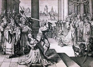 Anne Boleyn Execution woodcut