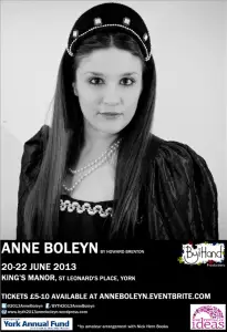 Anne Boleyn Howard Brenton By the Hand