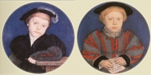 Henry and Charles Brandon, miniatures by Hans Holbein the Younger