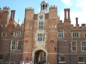 Hampton Court Palace - setting of Edward VI's birth and christening.