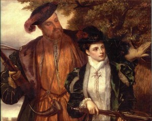 Henry VIII and Anne Boleyn Hunting