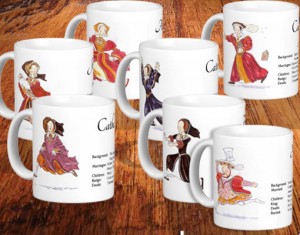 Henry VIII and Six Wives mugs