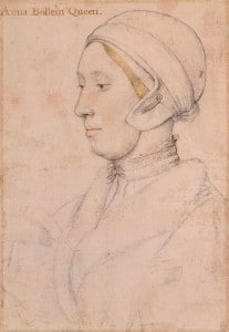 Woman said to be Anne Boleyn by Holbein