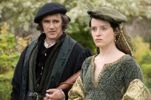 Mark Rylance and Claire Foy as Cromwell and Anne in Wolf Hall.