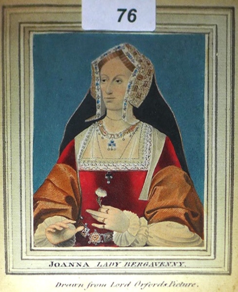 Lady Bergavenny, watercolour