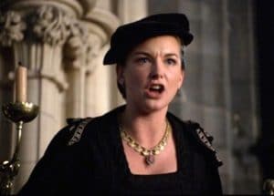 Emma Stansfield as Anne Askew in "The Tudors".