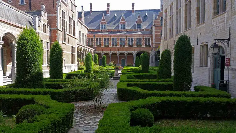 The interior courtyard of the Court of Savoy today