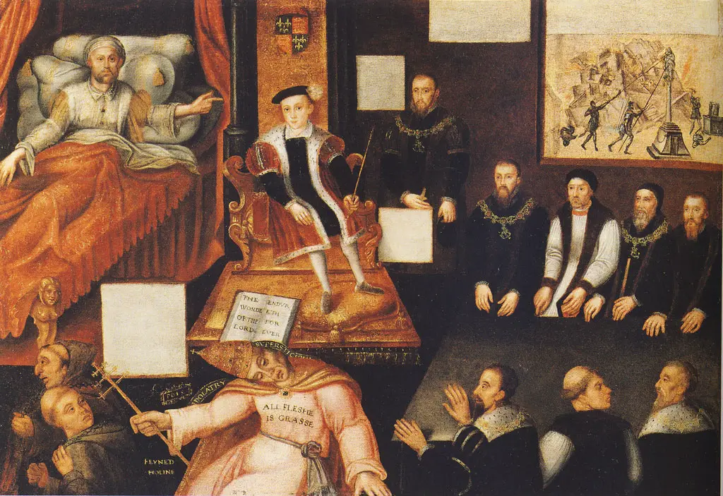 King Edward VI and the Pope