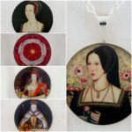 Sale on Anne Boleyn, Elizabeth I and Tudor Rose Sterling Silver Pendants