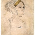 Sketch by Holbein of an unknown woman said to be Anne Boleyn