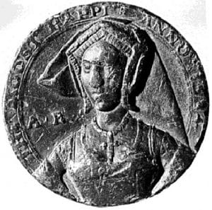 The 1534 medal of Anne Boleyn