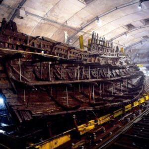 Bow to Stern View of the Mary Rose