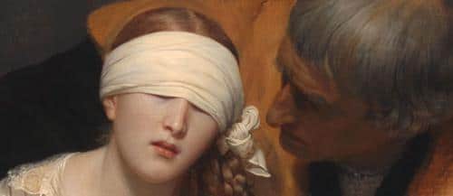 Close-up of Delaroche's The Execution of Lady Jane Grey Close-up of Delaroche's The Execution of Lady Jane Grey