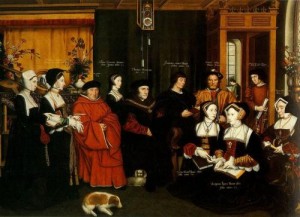 The Family of Sir Thomas More by Rowland Lockey after Hans Holbein the Younger