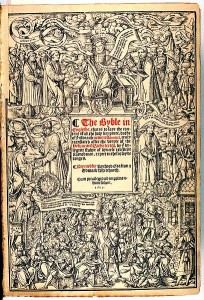 Title page of The Great Bible