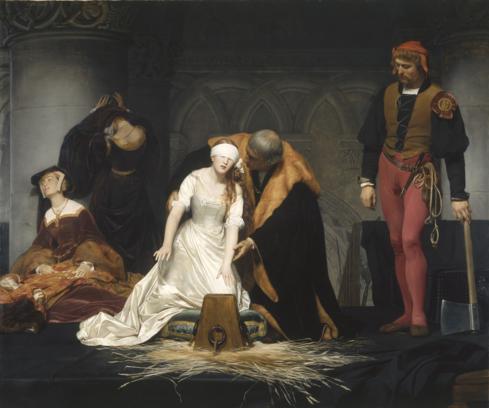 The Execution of Lady Jane Grey - Delaroche 1833