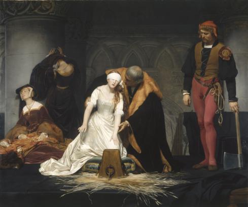 The Execution of Lady Jane Grey - Delaroche 1833 The Execution of Lady Jane Grey - Delaroche 1833