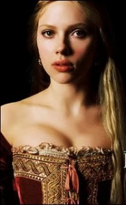 Scarlett Johansson as Mary Boleyn in "The Other Boleyn Girl"