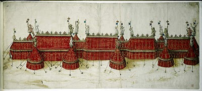 Field of Cloth of Gold tent design