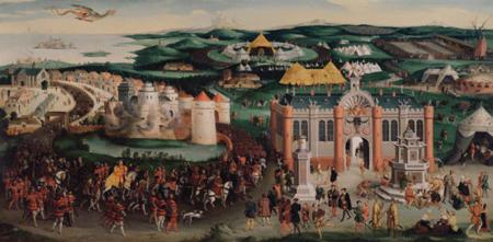 Friedrich Bouterwek's "Meeting at the Field of Cloth of Gold", after Holbein