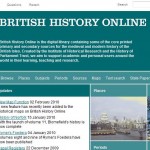 Help British History Online with a Quick Test