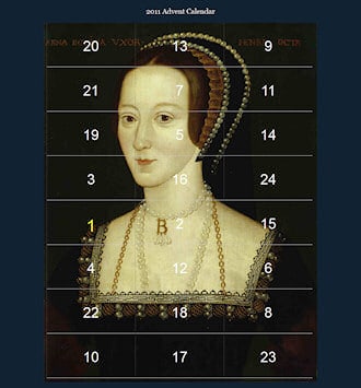 Anne Boleyn Advent Calendar