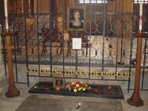 Catherine of Aragon tomb Katherine of Aragon's tomb