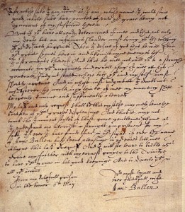 Letter from the Lady in Tower