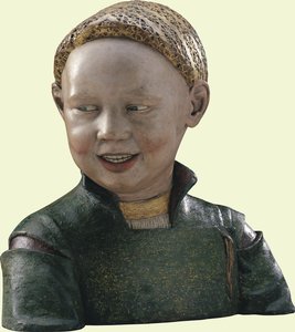 Laughing child thought to be Henry VIII by Guido Mazzoni c.1498