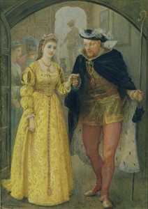 Henry VIII and Anne Boleyn by Arthur Hopkins, 19th century