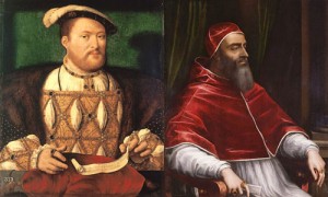 Henry VIII and Pope Clement VII