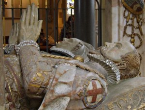 The effigies of Sir Francis Knollys and his wife Catherine at St Nicholas Church, Rotherfield Greys. Courtesy of Eric Hardy