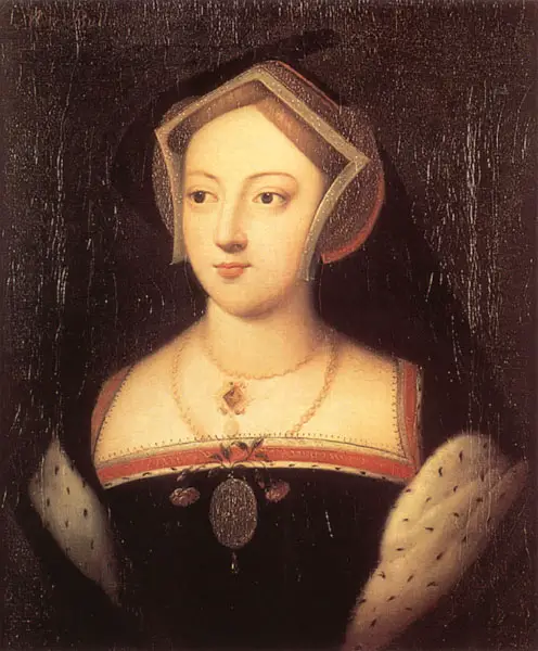 A portrait of a woman believed to be Mary Boleyn, Hever Castle