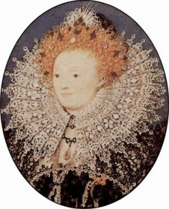 Miniature of Elizabeth I by Nicholas Hilliard